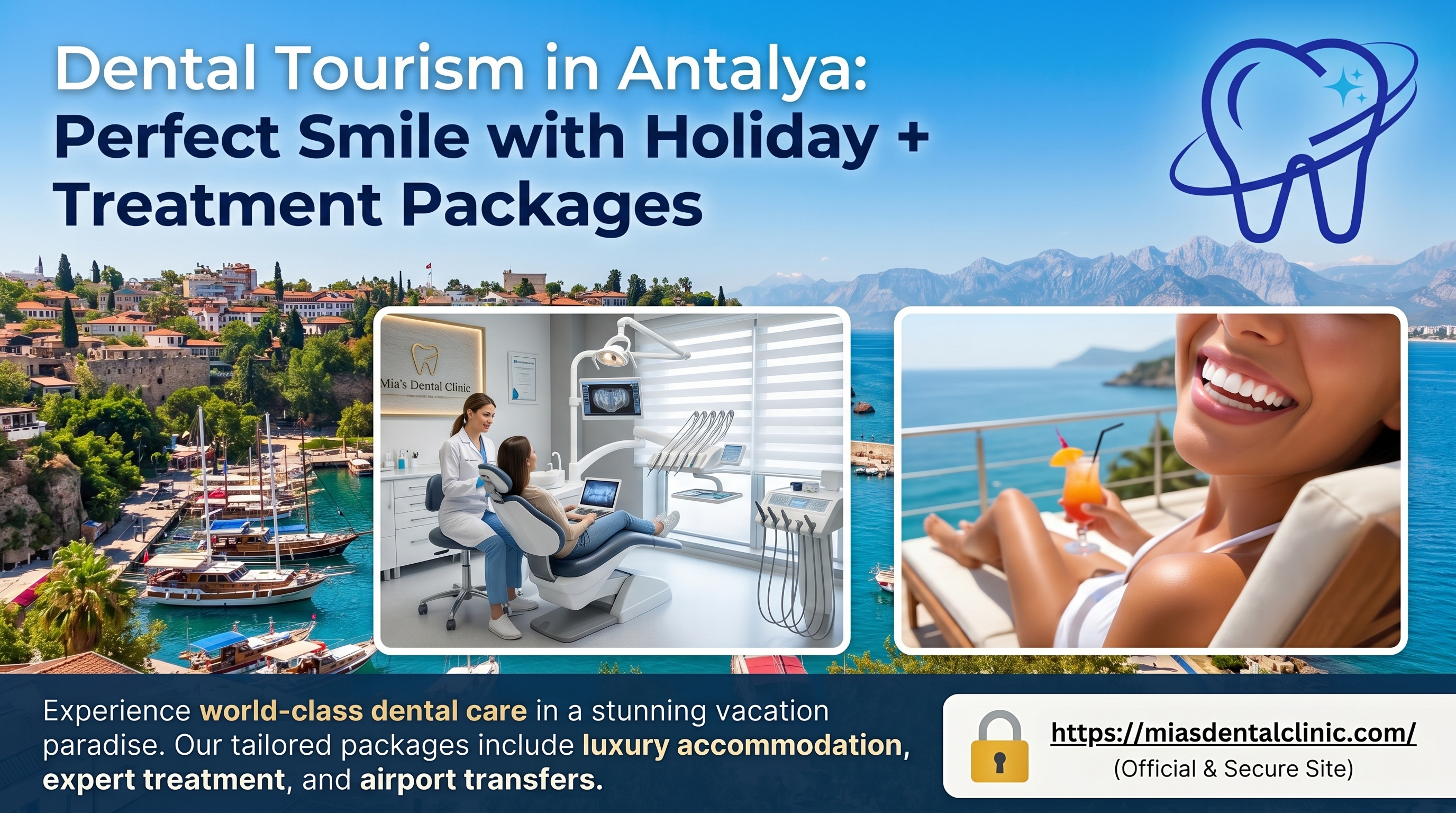 Antalya'da Diş Turizmi: Tatil + Tedavi Paketleri ile Mükemmel Gülüş
