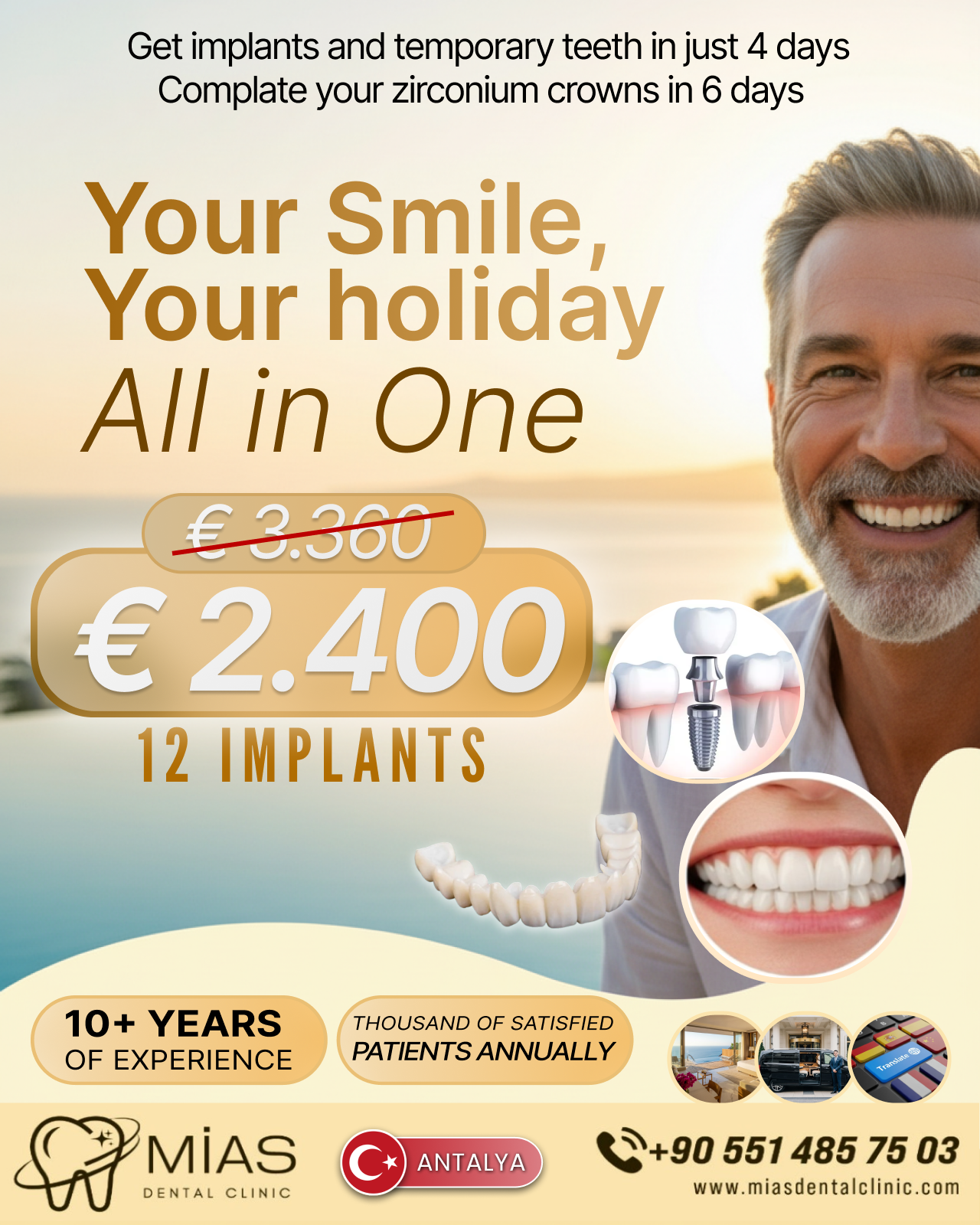 12 dental implant paketi Antalya
